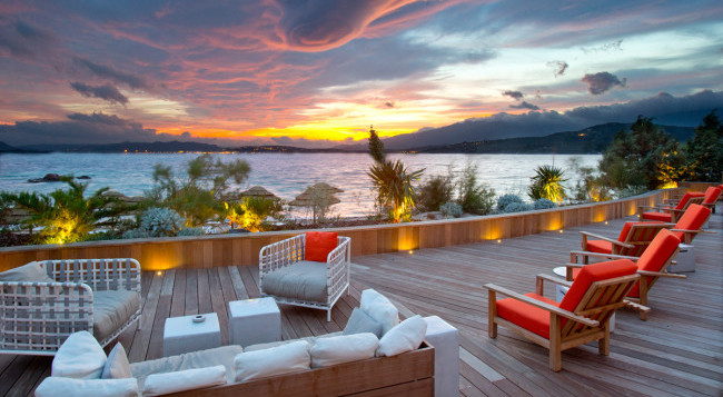 La Plage Casadelmar in Porto-Vecchio, Corsica.