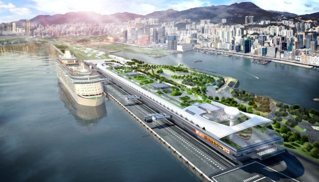 Kai Tak Cruise Terminal.