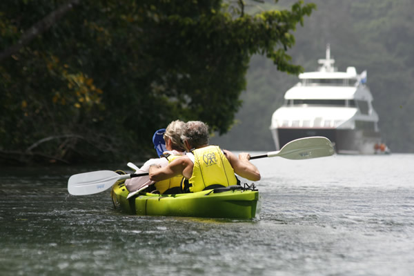 Discovery's itinerary explores the Chagres River