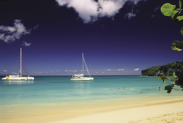 Beachside on Marie-Galante.