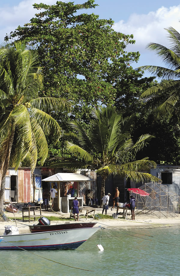 Fisherman's village on Les Saintes.