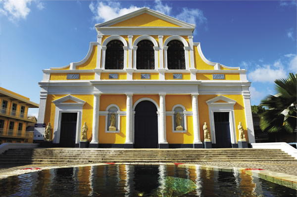 The Saint-Pierre-et-Saint-Paul Church in Pointe-a-Pitre on Grande-Terre