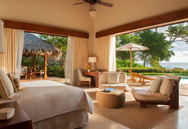 Villa interor at Mukul Beack, Golf & Spa. (Photo credit: Ryan Forbes.)