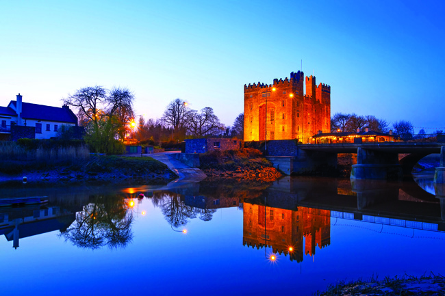 The Bunratty Castle.