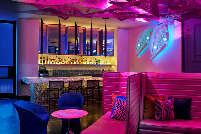 The W Los Angeles-West Beverly Hills' Living Room Bar.
