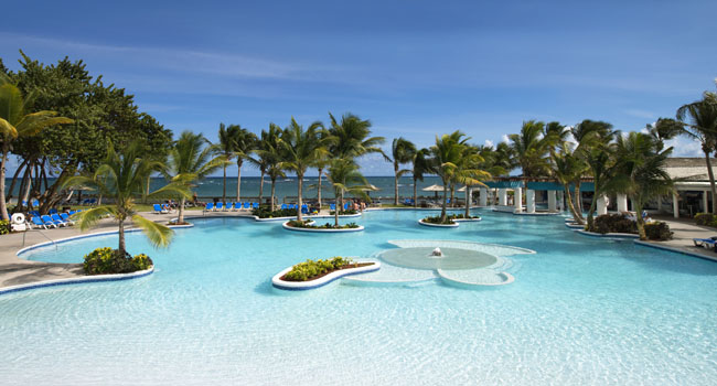 Poolside at Coconut Bay Beach Resort & Spa.