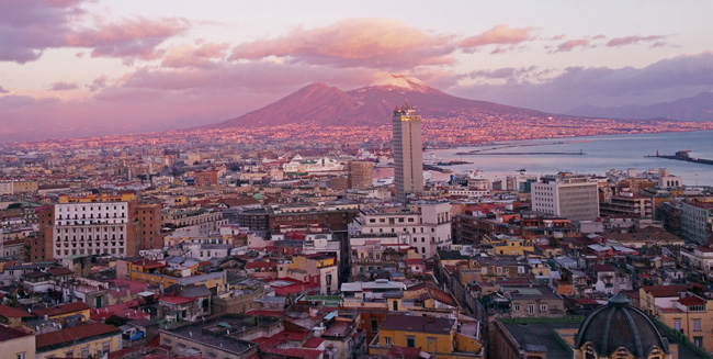 Sunset views of Naples. (Photo courtesy of Sophia's Travels.)