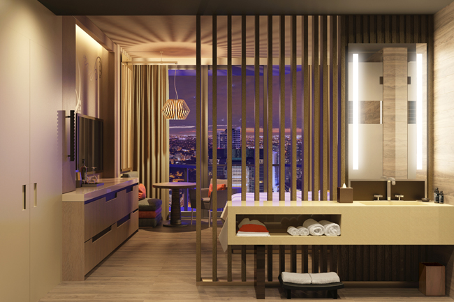 Guestrooms at East, Miami.
