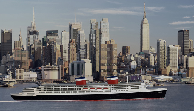 A rendering of the planned United States by Crystal Cruises ship.
