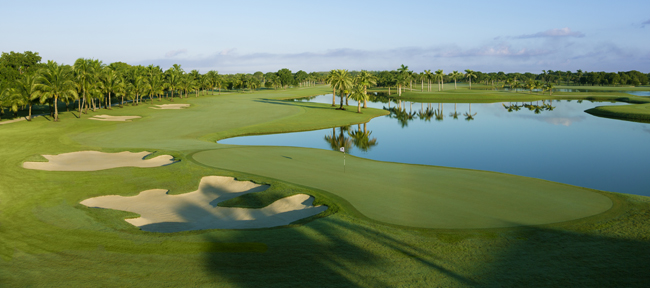 The Blue Monster golf course at the Trump National Doral Miami.