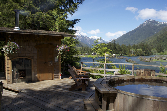 The Clayoquot Wilderness Resort on Vancouver Island, British Columbia.