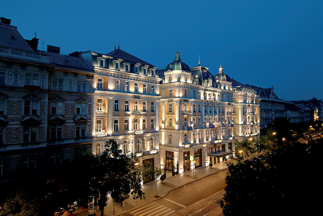 The five-star Corinthia Hotel Budapest.