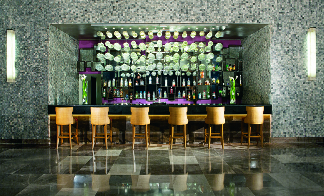 The lobby at Secrets Vallarta Bay Puerto Vallarta.