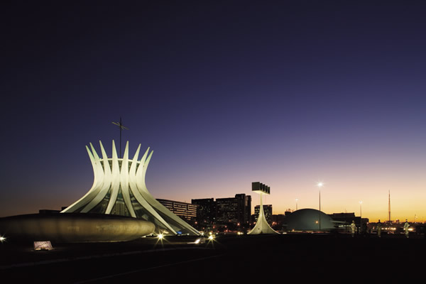 Brasilia's Catedral Metropolitana Nossa Senhora Aparecida.