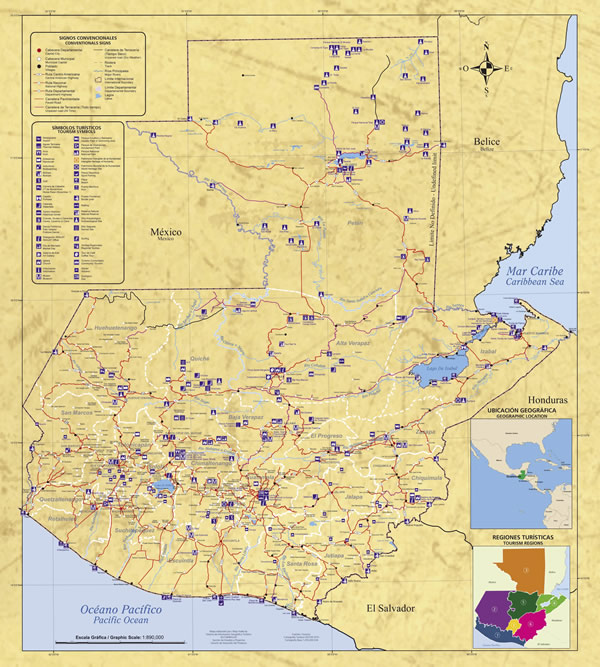 Map of Guatemala