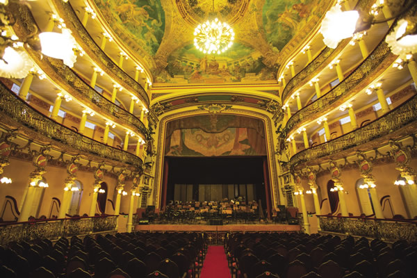 The Teatro Amazonas in Manuas.