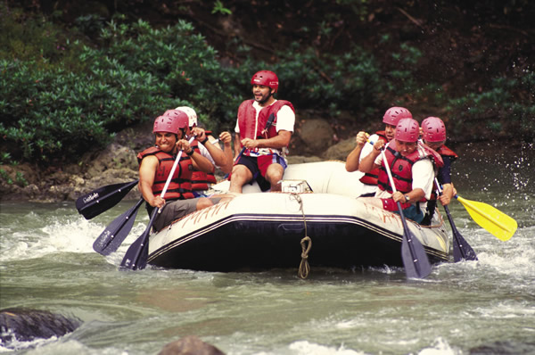 White-water rafting and exploring Maya ruins are just some of the many adventures available for active vacationers.