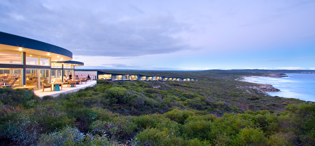 Southern Ocean Lodge on Kangaroo Island.