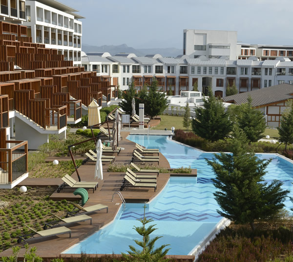 The new Club Med Belek offers guestrooms and villas.
