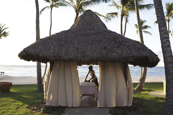 The new Club Med Spa by L'Occitane offers treatments in outdoor palapas.