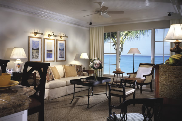 Opulent accommodations await guests at Regent Palm Turks and Caicos
