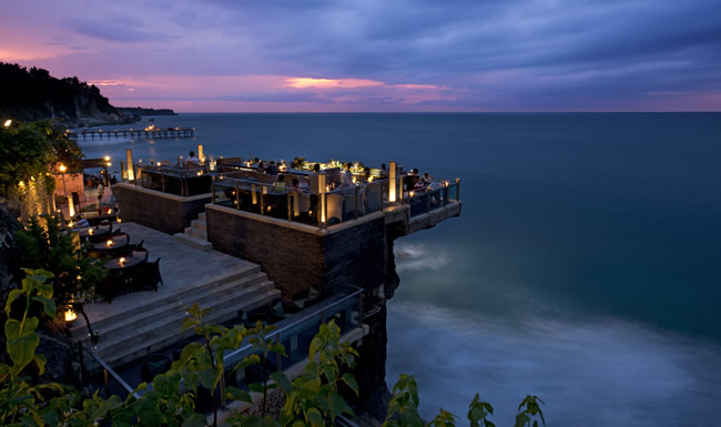 Rock Bar at AYANA Resort and Spa.