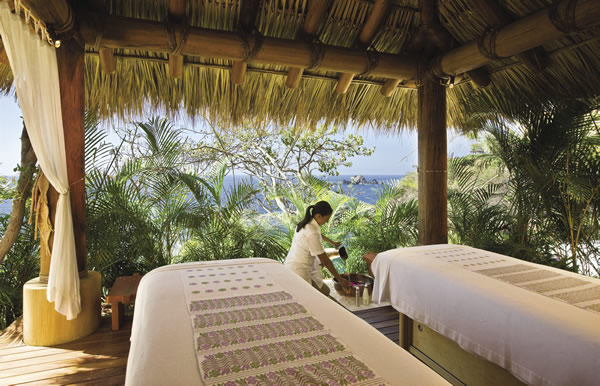 The spa at Capella Ixtapa.