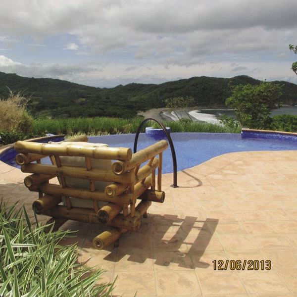 A relaxing and private viewpoint from the Spa Mukul.