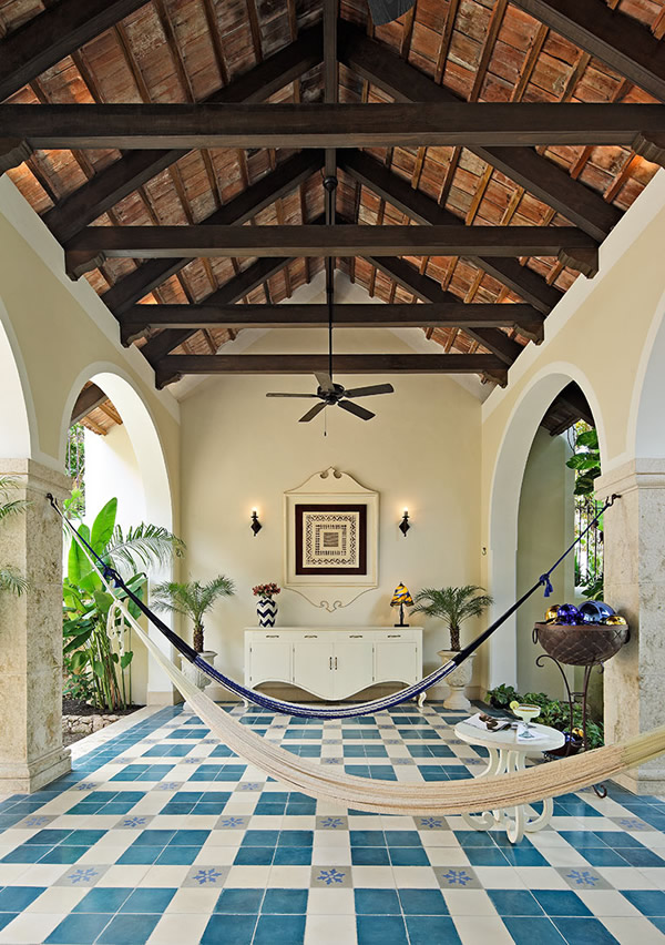 The 7-room Casa Lecanda is a converted 19th century home.