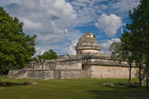 The Observatory at Chichen Itza.