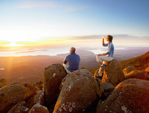 Views from Mt. Wellington.
