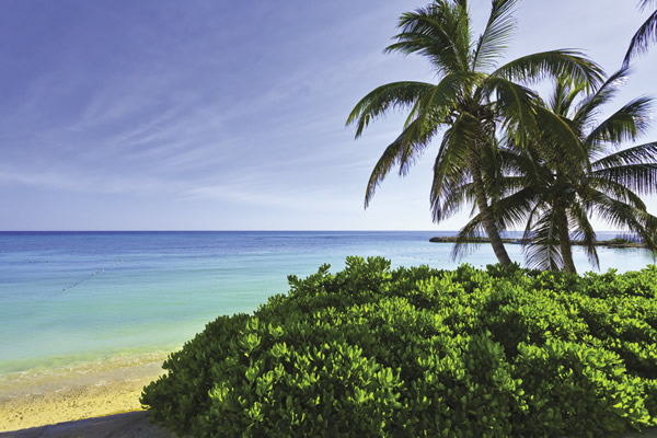 Beachside in Montego Bay.