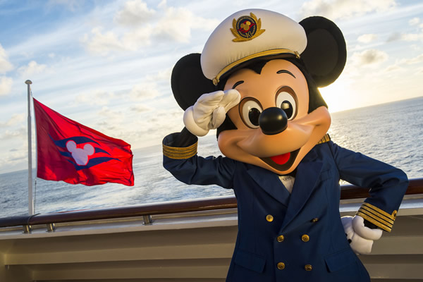 Kids can have fun spotting Mickey Mouse during the sailing.