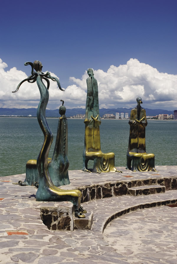 Puerto Vallarta's malecon.