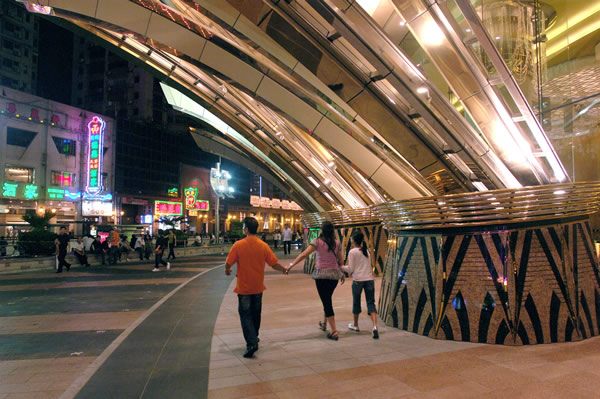 Street scene in Macau.