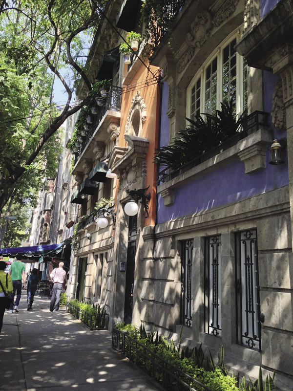 The city's picturesque Roma neighborhood.