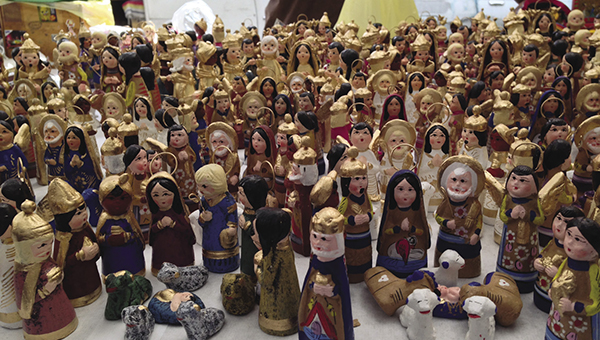 Handicrafts come in all forms at the Bazaar del Sabado.