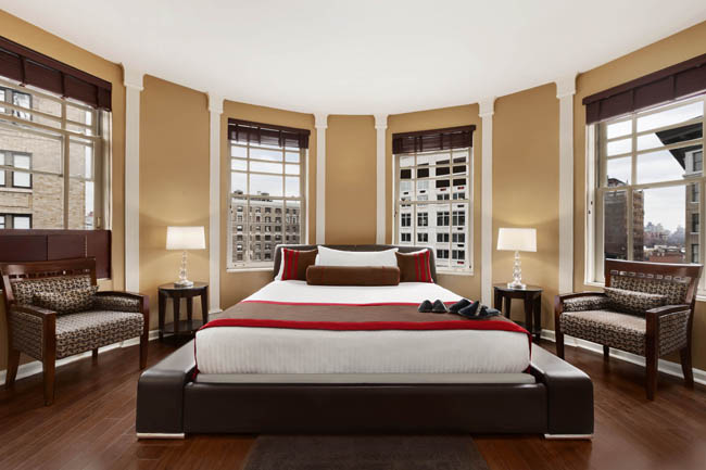 Triumph Hotels' Belleclaire Broadway king room.