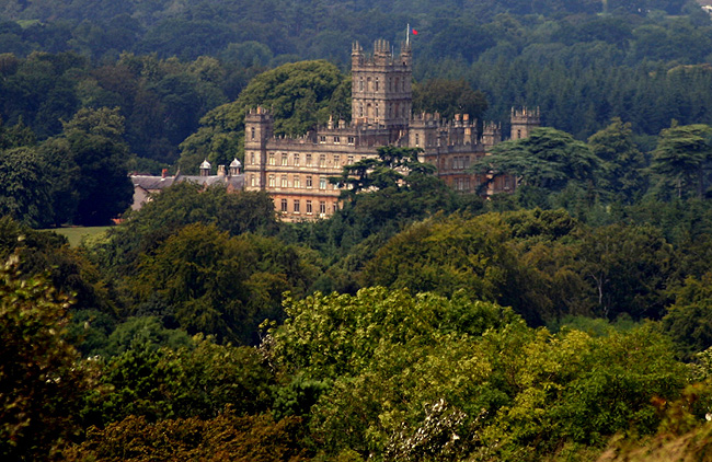 Downton Abbey's famous Highclere Castle. (Photo courtesy of IsramWorld.)