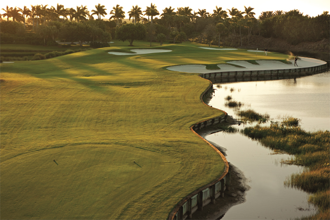 The Gulf Coast's Marco Island's Marriott gives golfers time on the green on. (Photo courtesy of Marco Island Marriott Beach Resort Golf Club & Spa.)