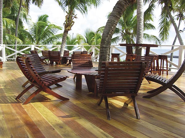 Turneffe Island Resort on little Caye Bokel in Belize.
