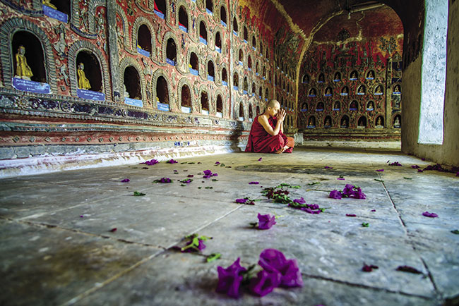 Monk in Meditation
