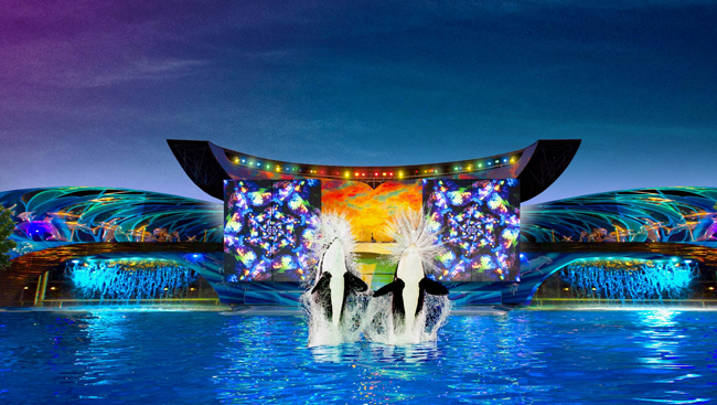 SeaWorld's Shamu's Celebration: Light Up the Night.