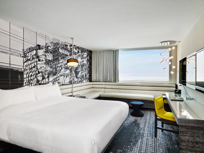 The W Lakeshore's King Guestroom.