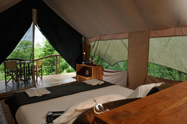 Stay in a safari camp while exploring the Galapagos Islands with Kensington Tours.
