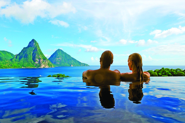 Jade Mountain in Saint Lucia.