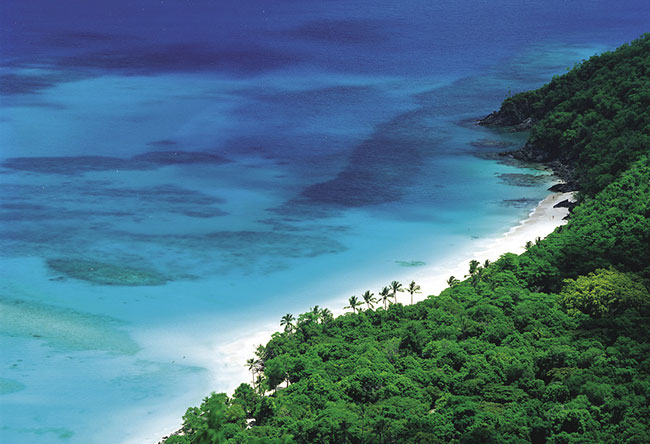 Caneel Bay in St. John offers pristine surroundings.