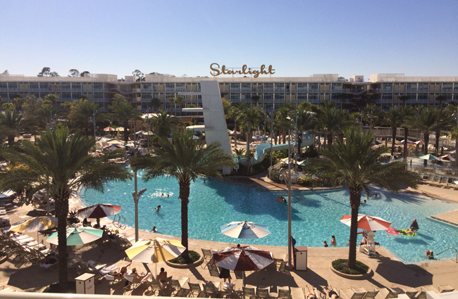 The main pool at Cabana Bay Beach Resort.