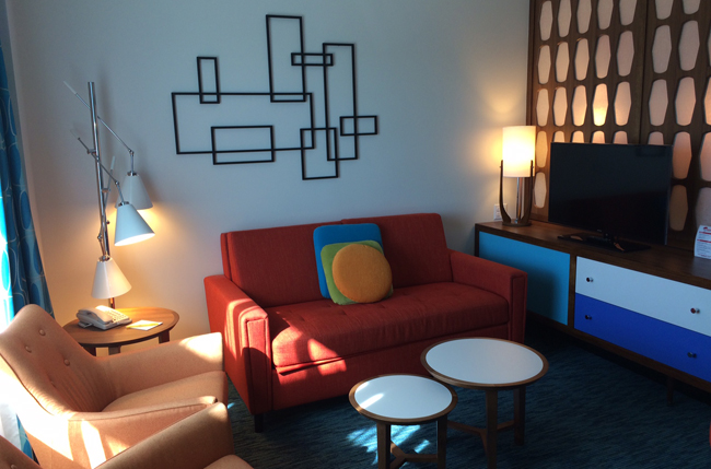 The family suite at Cabana Bay Beach Resort.
