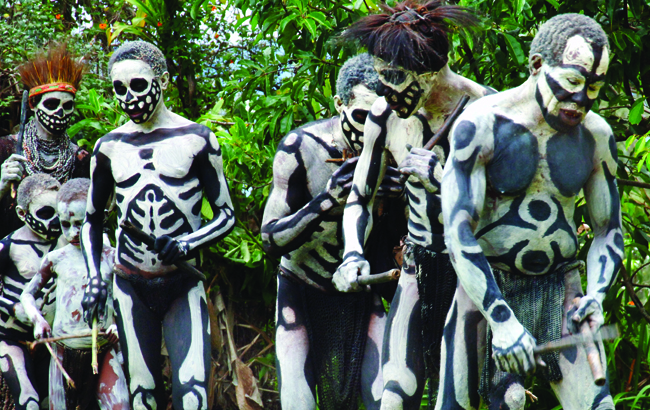 Papua New Guinea’s Skeleton People.